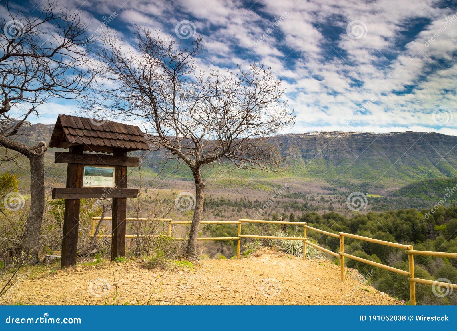 vista panoramica de las montaÃÂ±as y el bosque