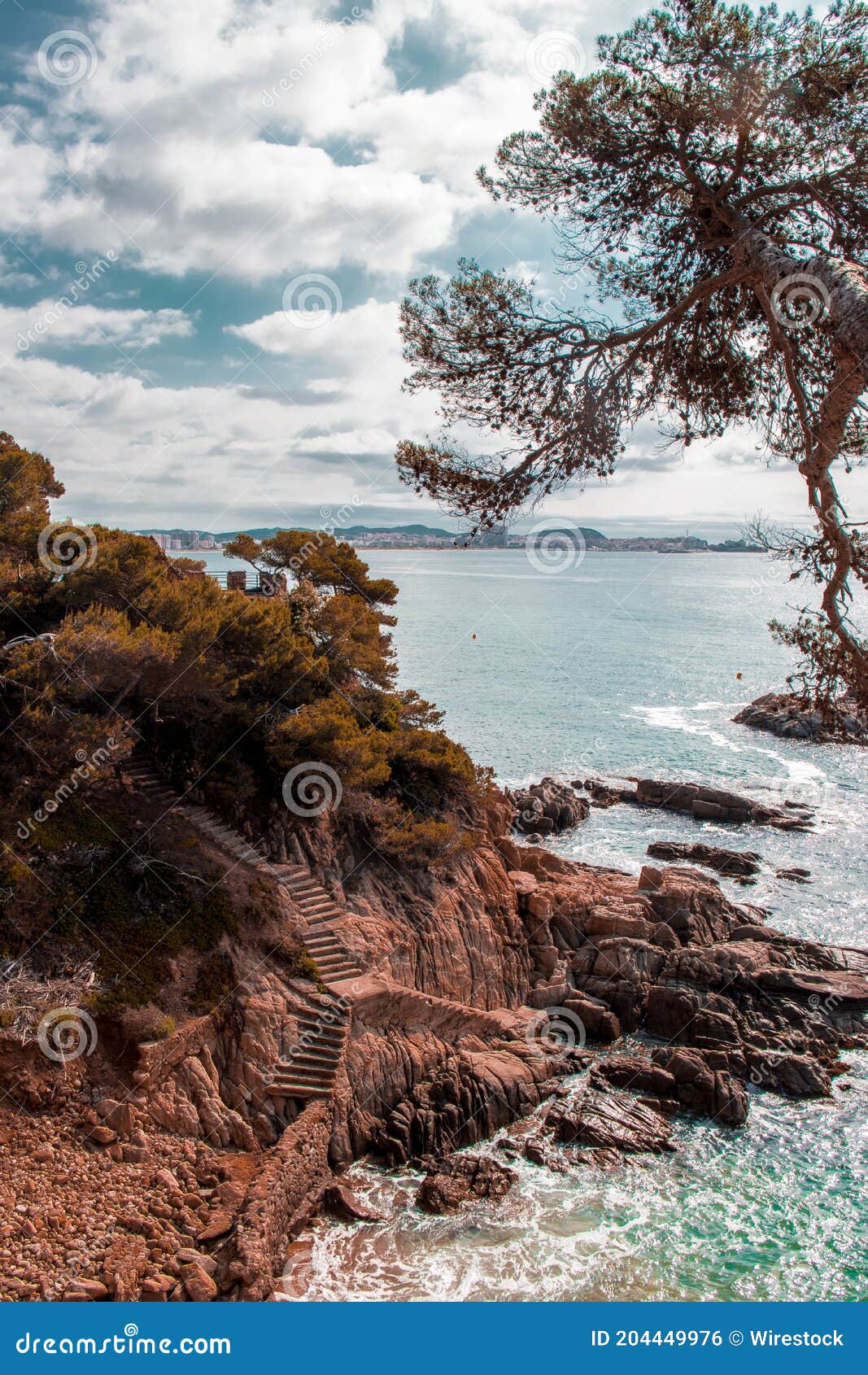 vistas desde el camino de ronda de sant antoni de calonge