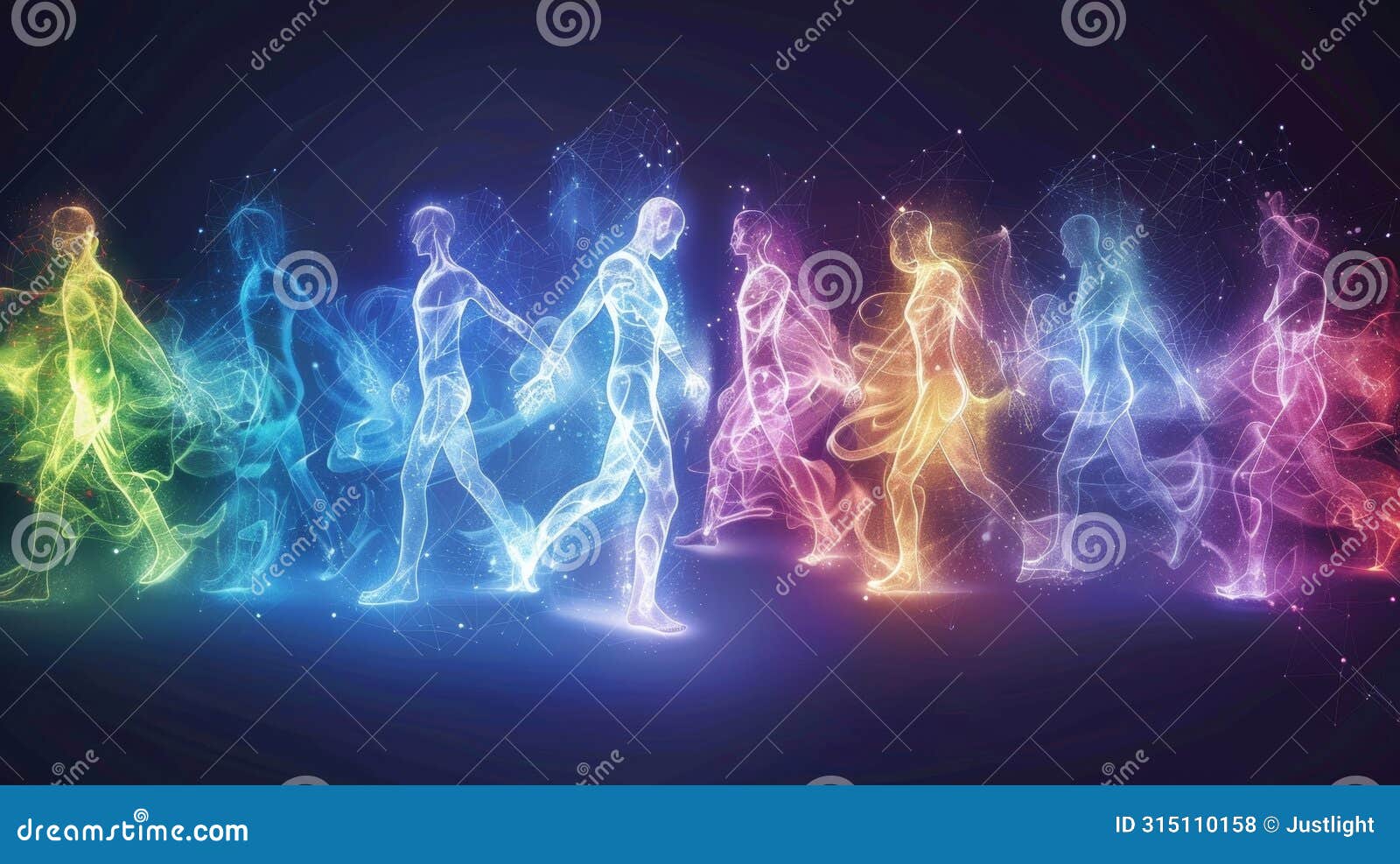 a visualization of the energetic connection between individuals showing how our energy can influence and affect those