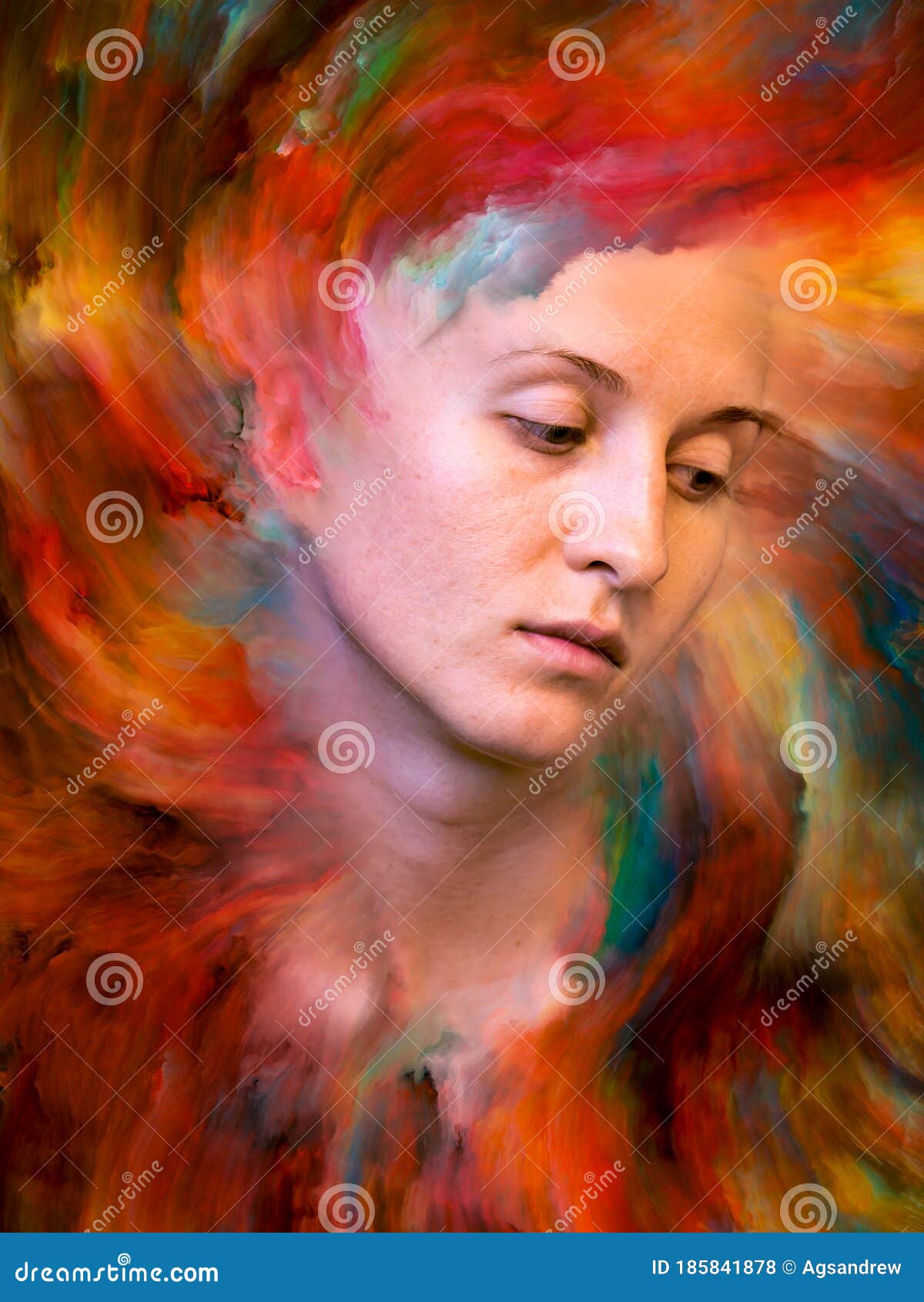 Visualization Of Inner World Stock Photo - Image of ...