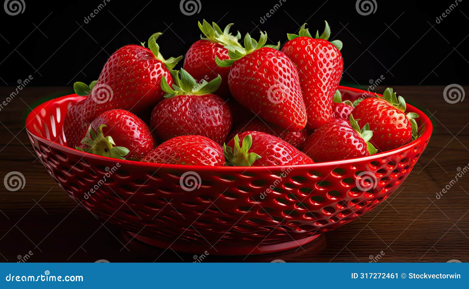 visually slice strawberry fruit