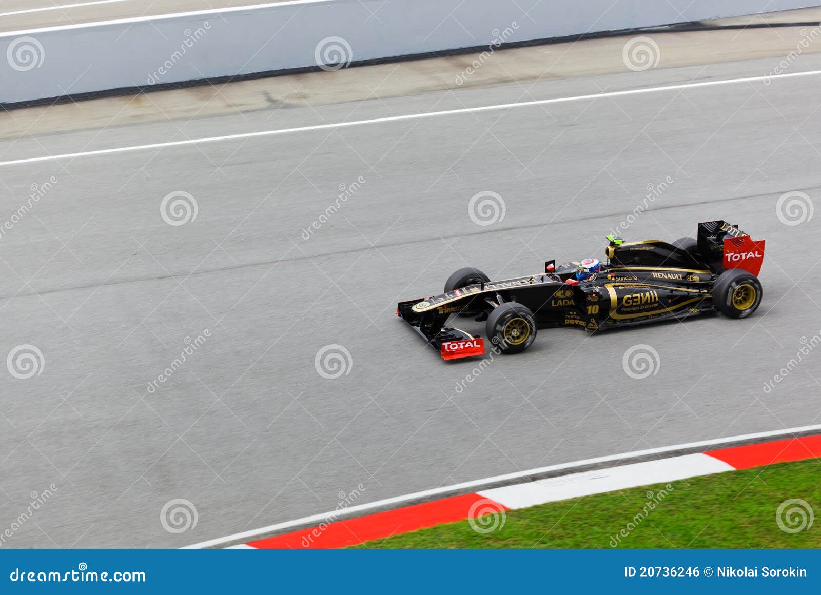 Vitaly Petrov (team Lotus Renault) Editorial Photo - Image of renault