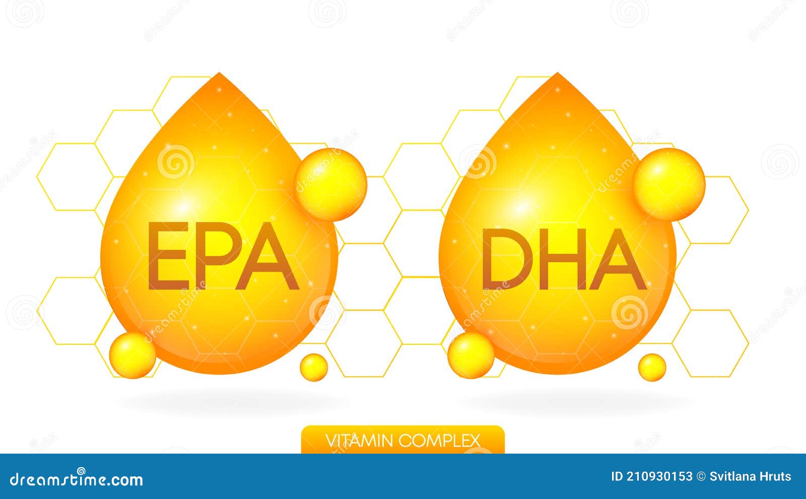 Vitamin Complex EPA DHA Realistic Icon. Pill Capsule Isolated on White