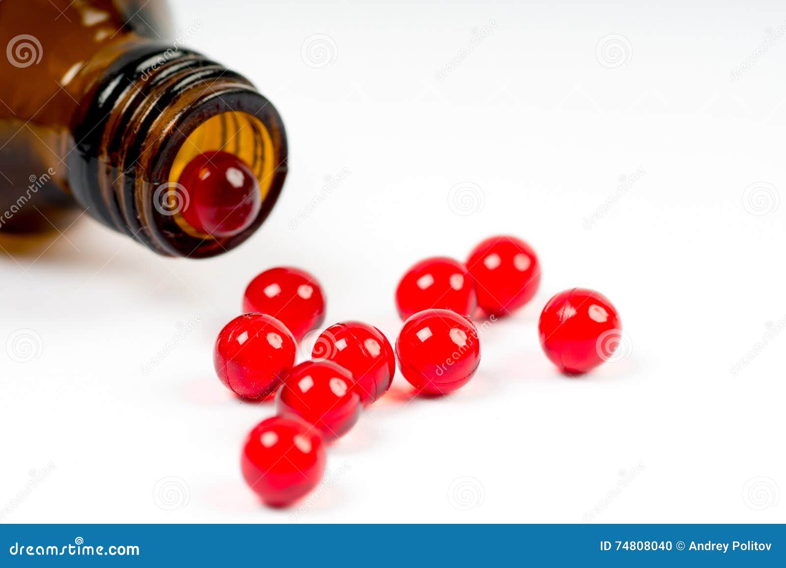 Vitamin E Capsules with Opened Bottle Stock Photo Image of antioxidant, brown 74808040