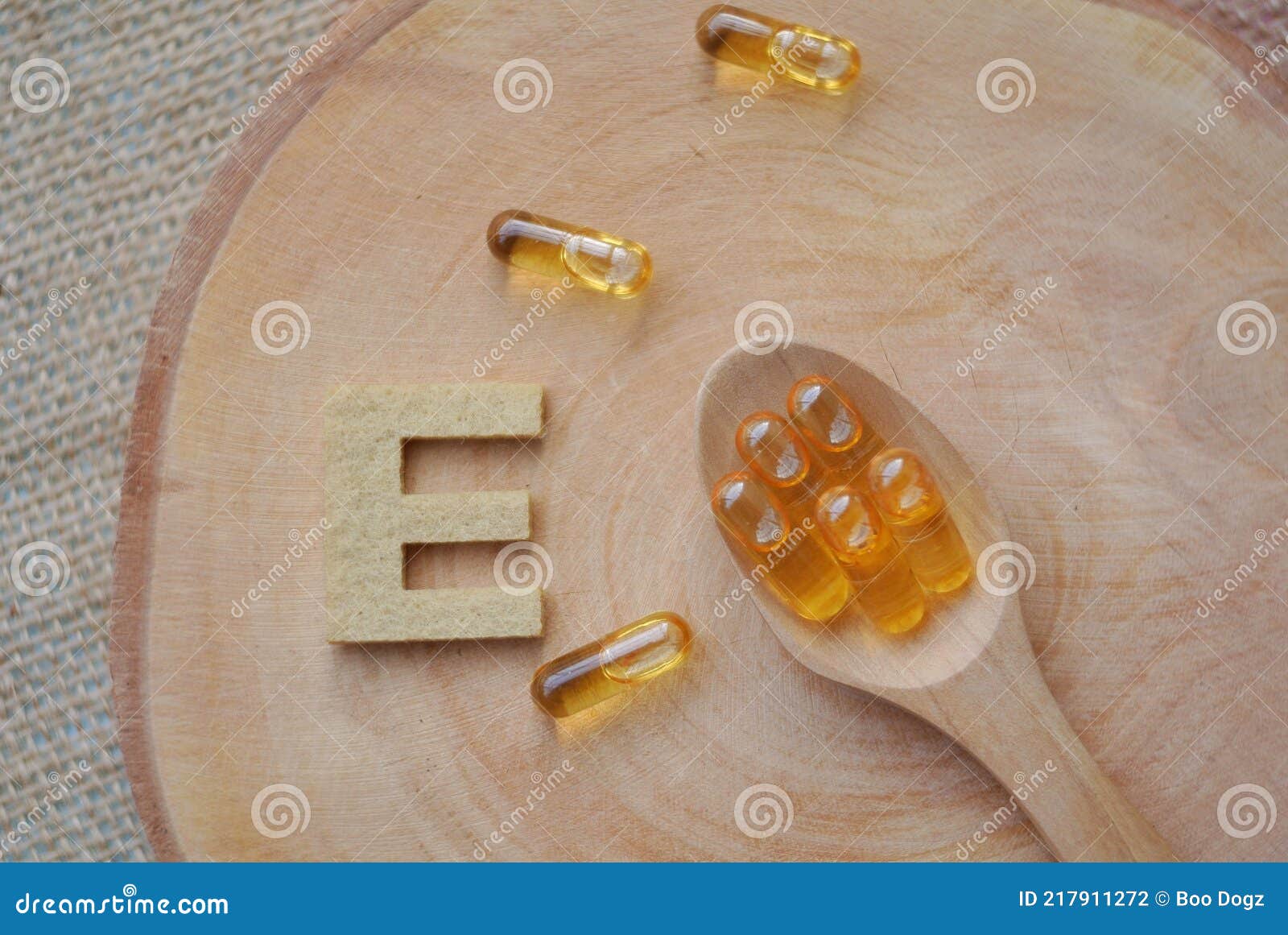 Vitamin E is fat soluble. stock photo. Image of medication 217911272