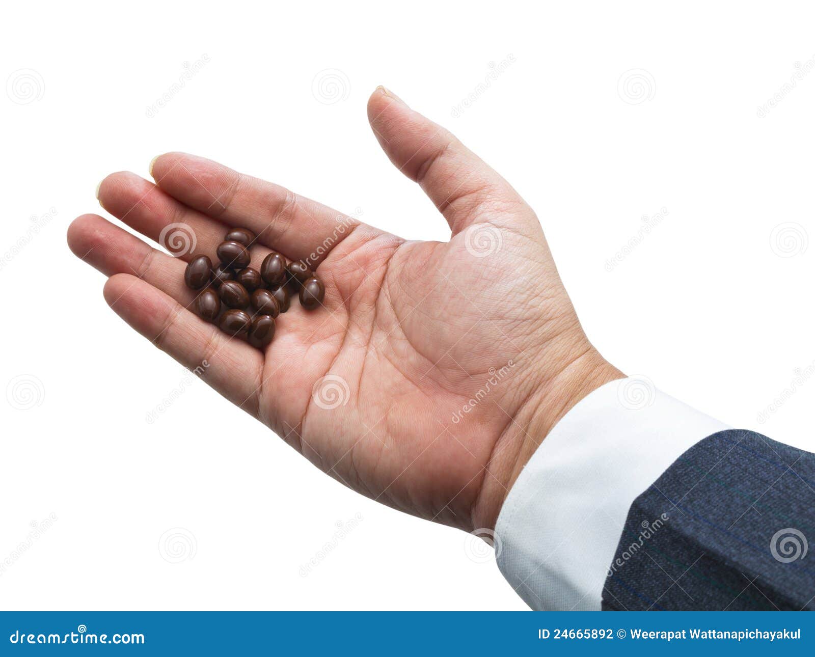 Vitamin in hand stock photo. Image of pharmacist, showing 24665892