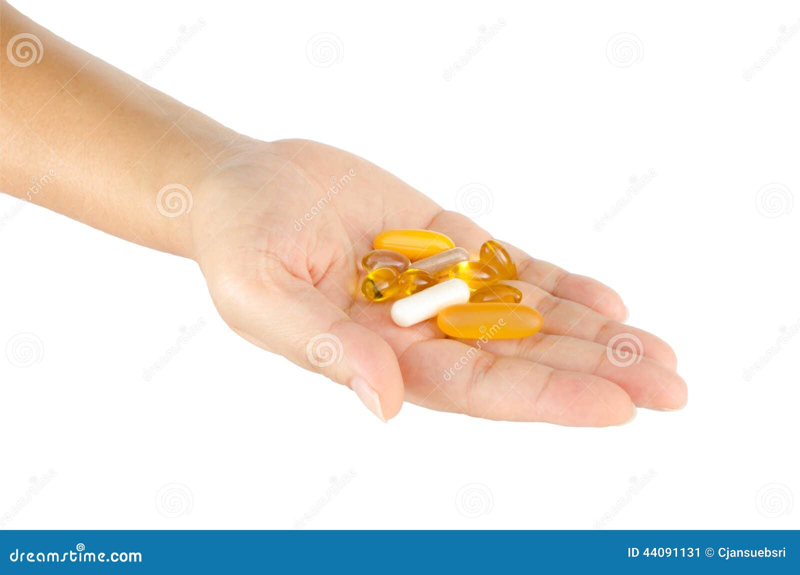Vitamin in woman s hand stock image. Image of people 44091131