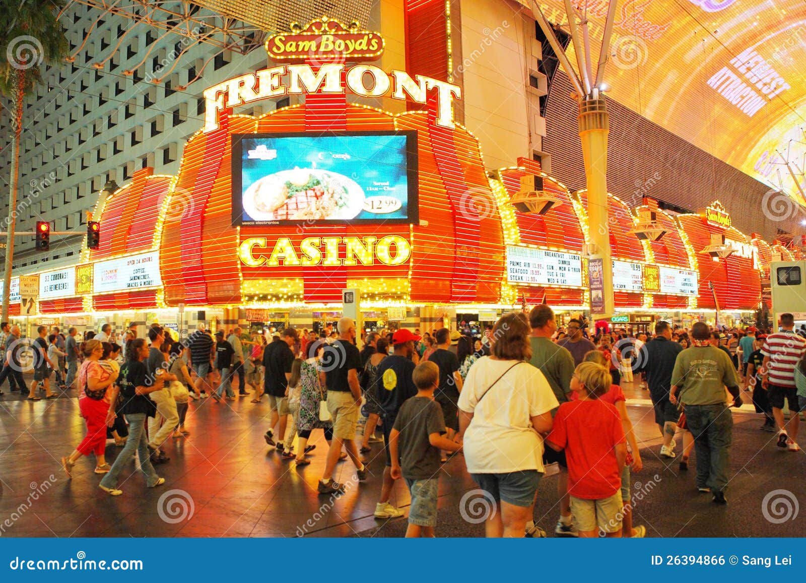 Viva Vision Light Show At Fremont In Las Vegas Editorial
