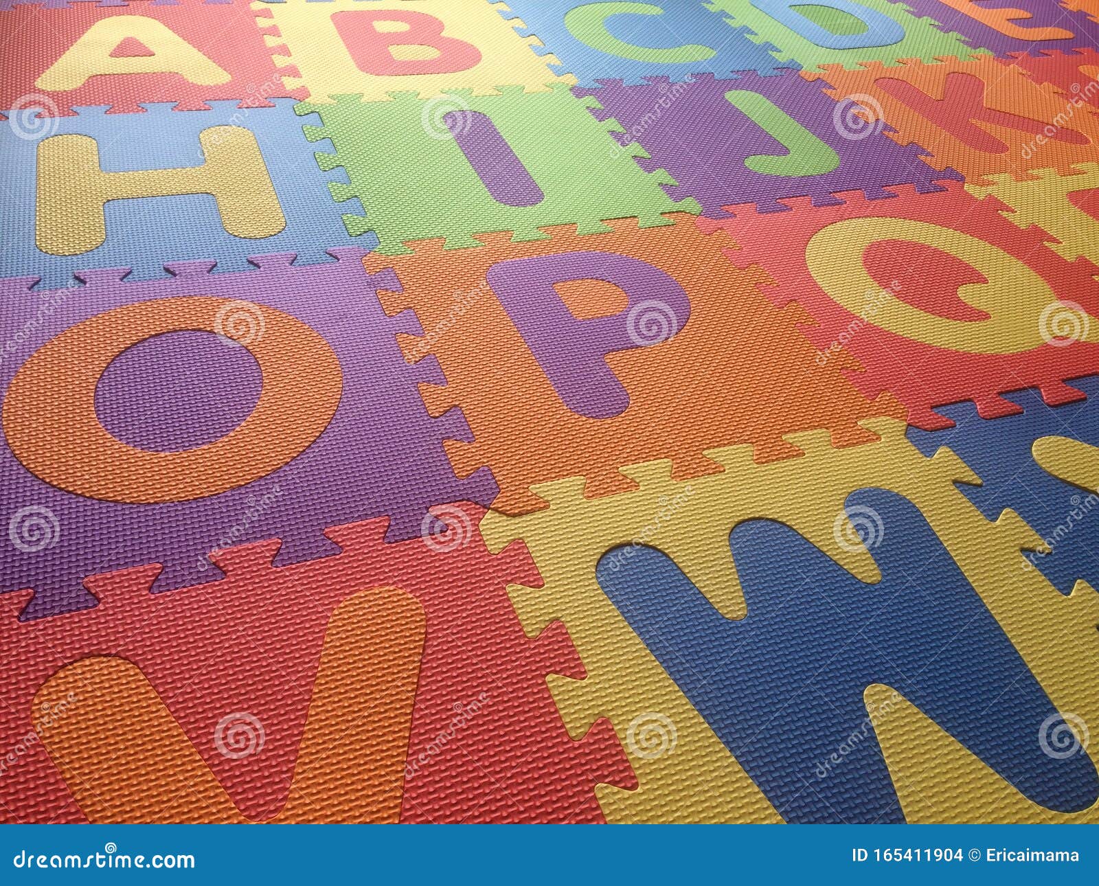 Vivid Color Baby Play Mat Close Up Stock Photo Image Of Floor Cover