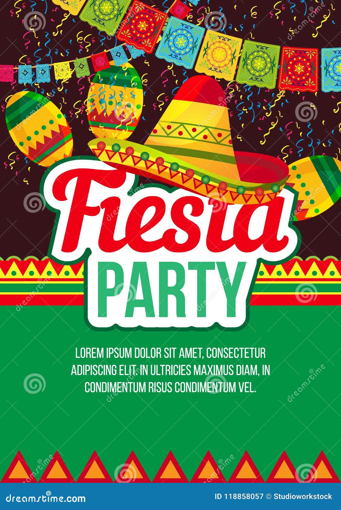 vivid  of fiesta event poster