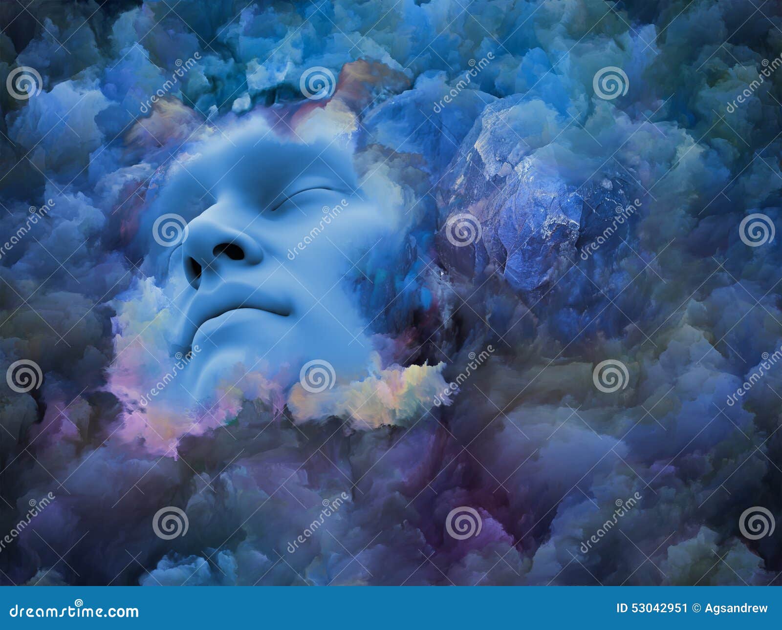 Vivid Dream stock illustration. Illustration of abstract 53042951