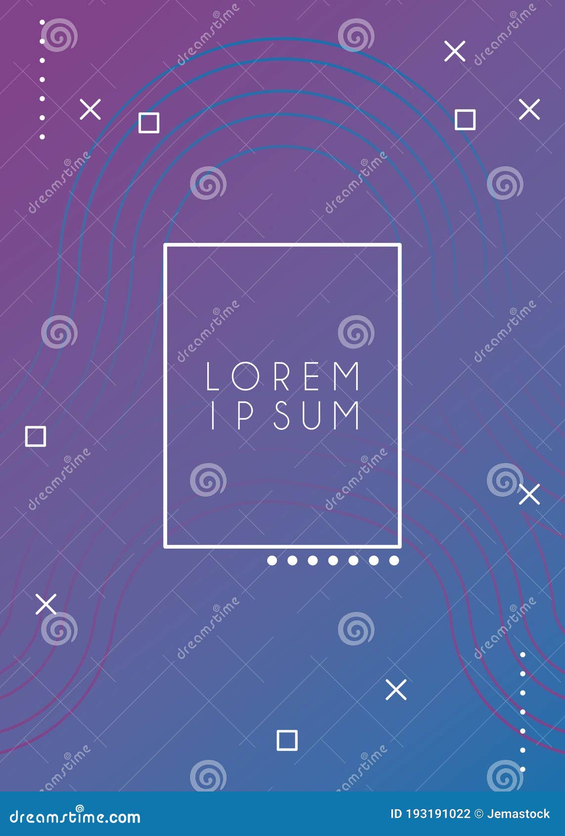 Vivid Paint Purple Color with Square Frame Background Stock Vector ...