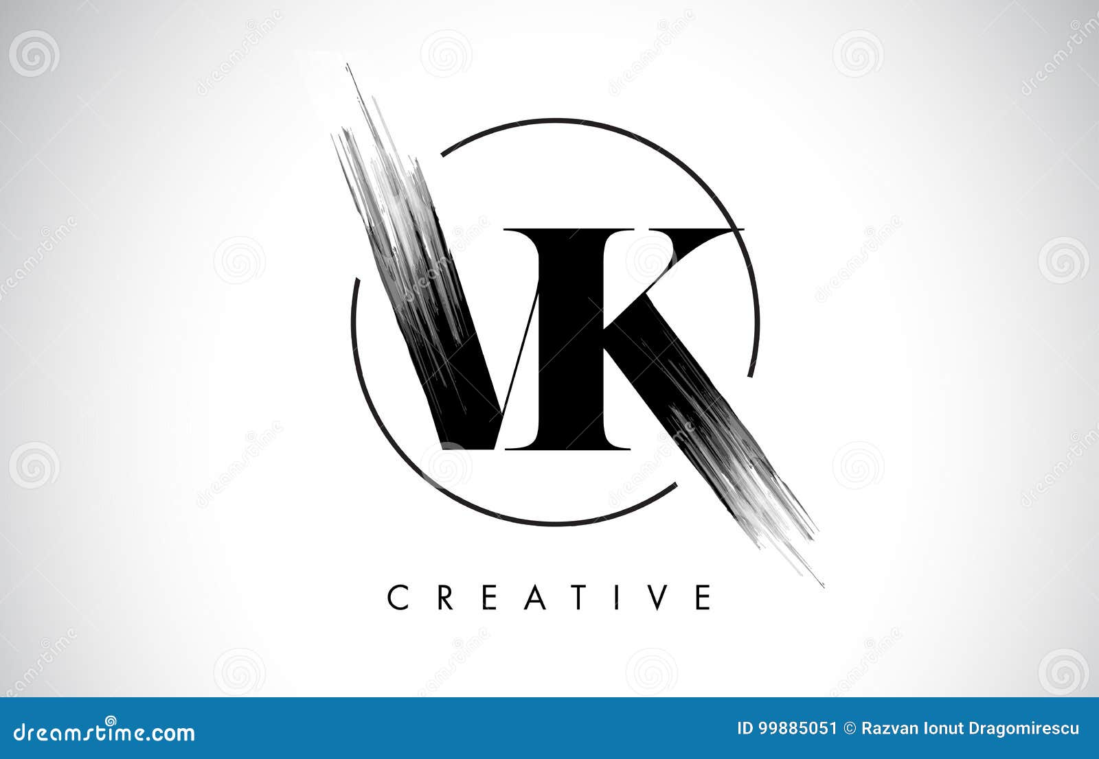 Vk v k letter logo with fire flames design Vector Image