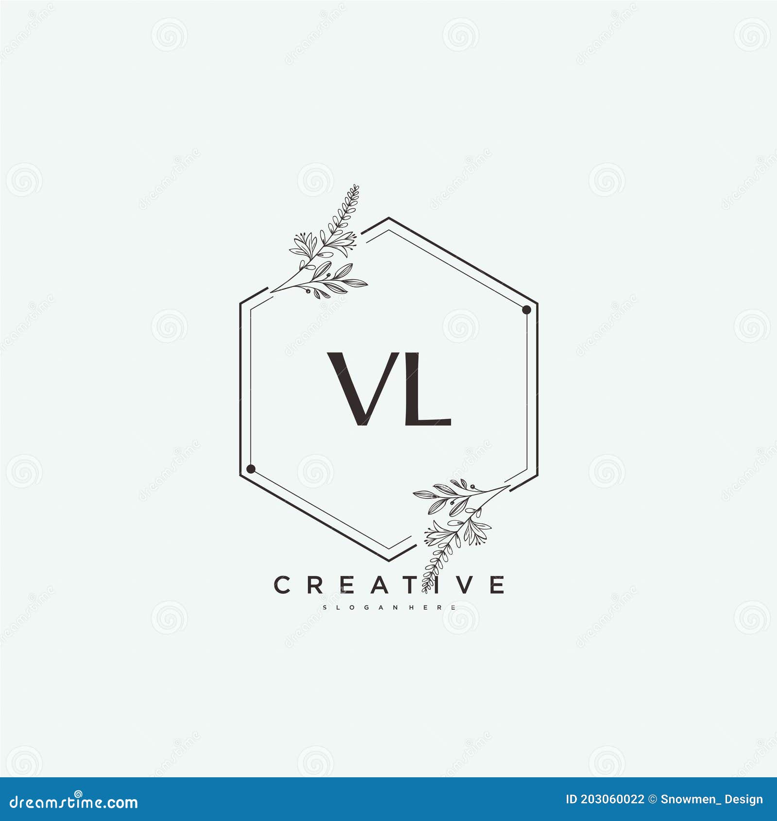 VL Feminine logo beauty monogram and elegant logo design, handwriting logo  of initial signature, wedding, fashion, floral and botanical with creative  Stock Vector Image & Art - Alamy