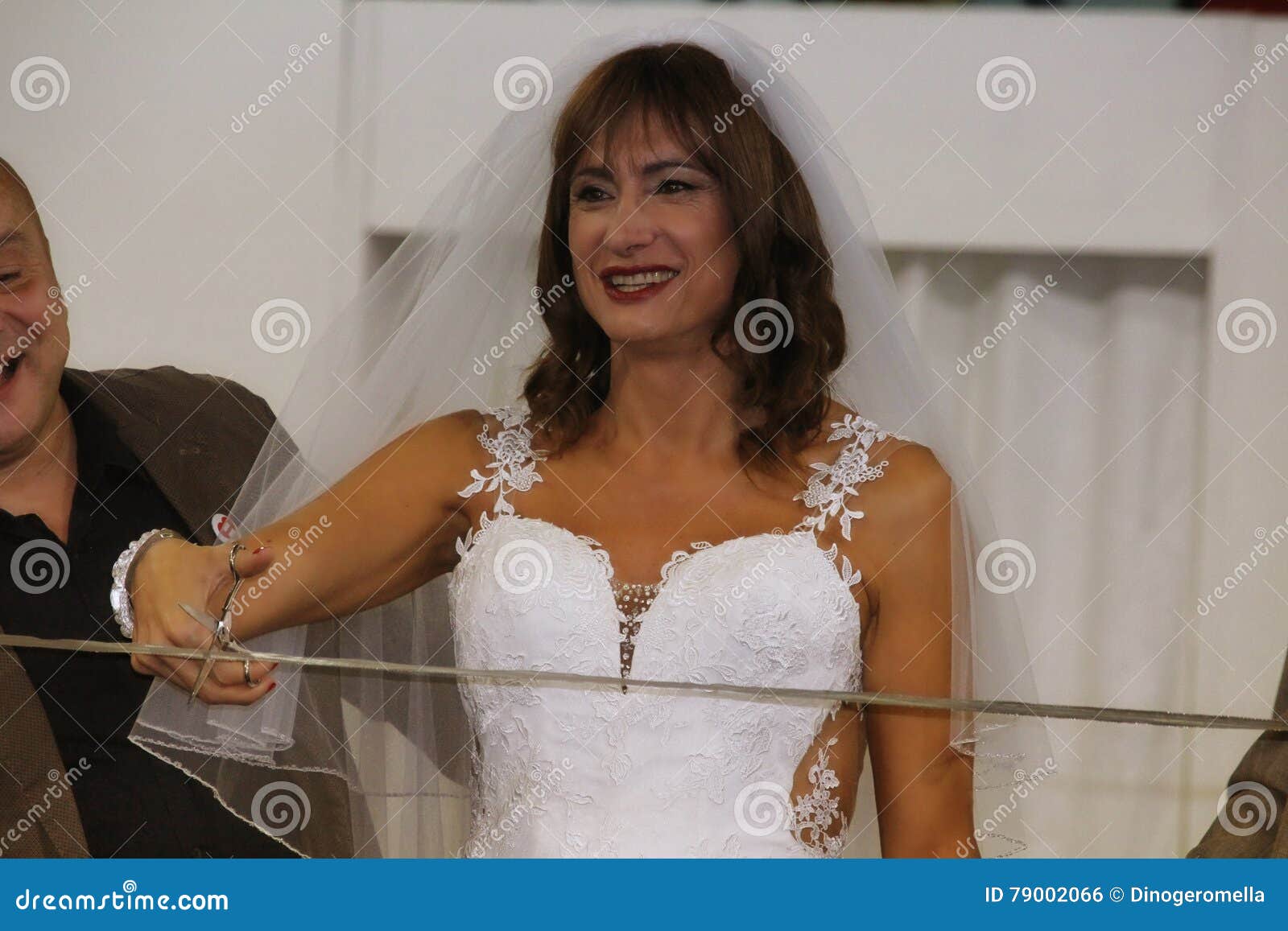 Vladimir Luxuria Dressing As A Bride Editorial Photo Image Of People Actress