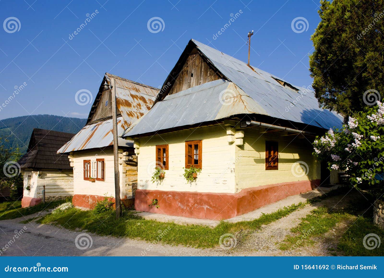 Vlkolinec, Slovakia. Village of Vlkolinec in Slovakia