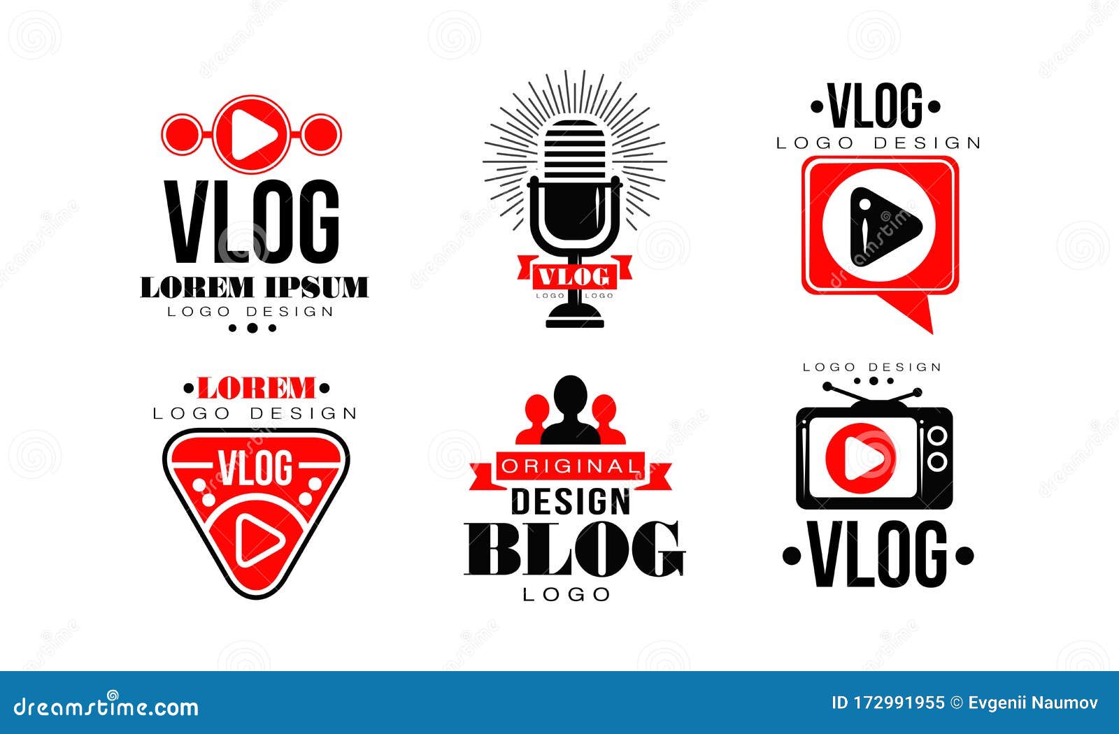 YouTube Vlogging Logo Design by EB Jahidul on Dribbble