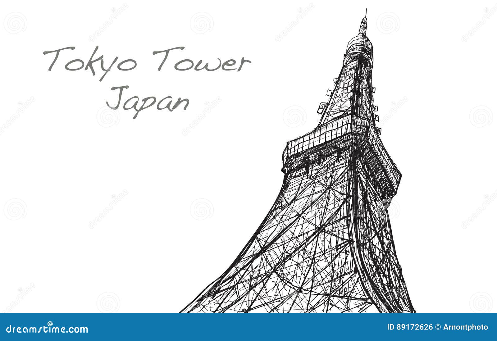 How to Draw The Tokyo Tower  YouTube