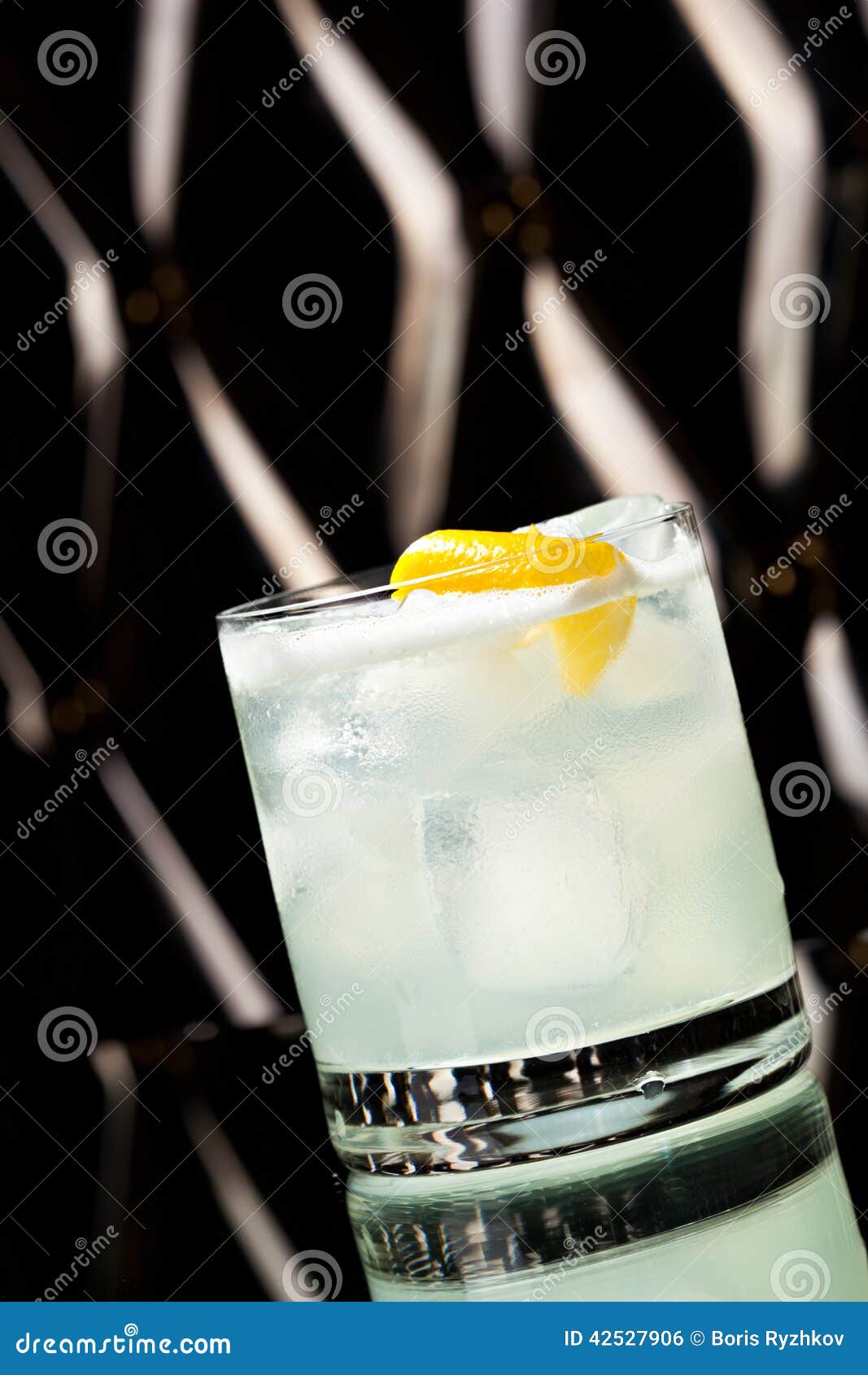 Vodka Sour stock photo. Image of metal, glamour, citrus 42527906