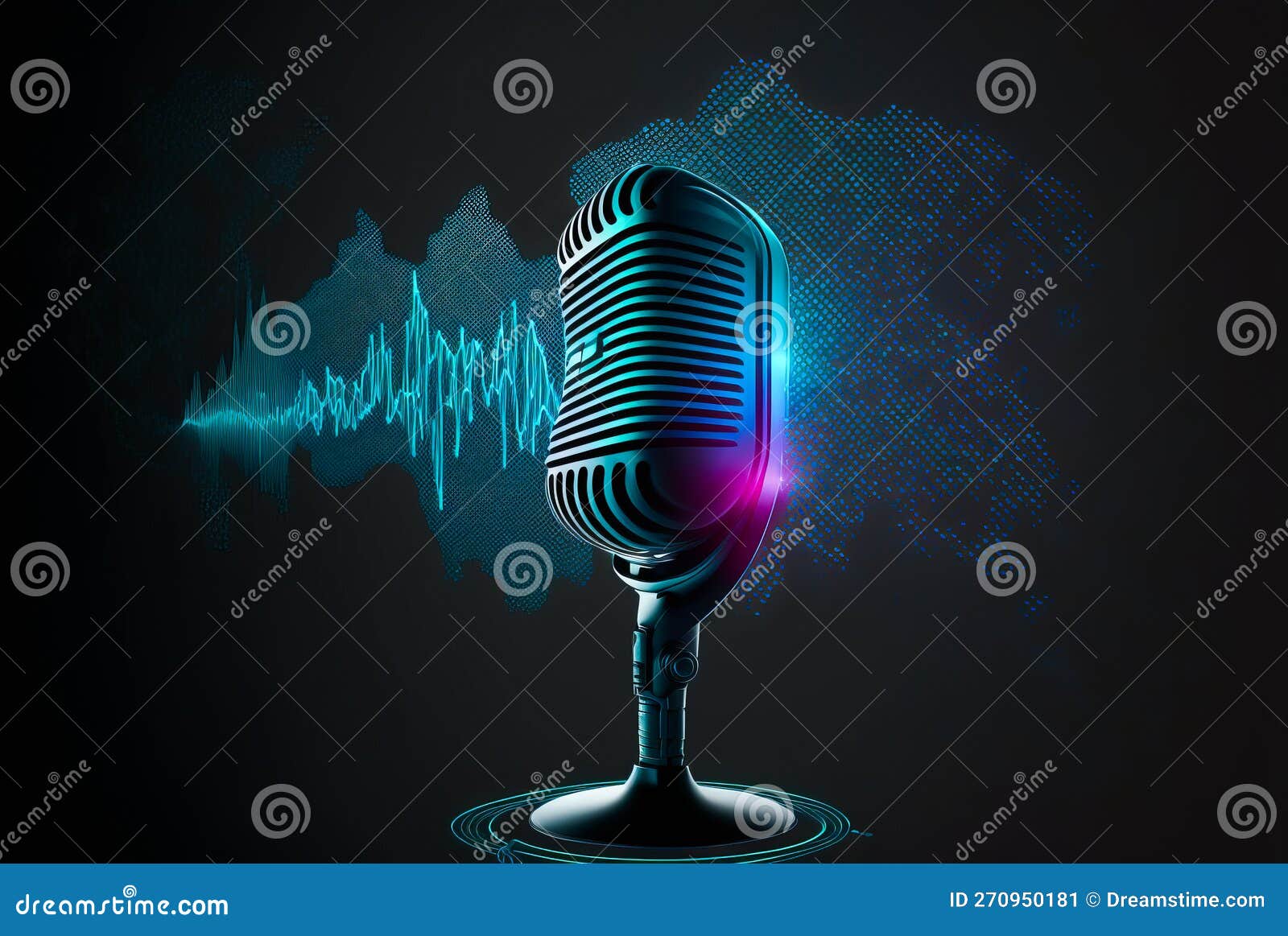 Voice Assistant Technology Concept Generative Ai Stock Illustration Voice Assistant Technology Concept Generative Ai Stock Illustration