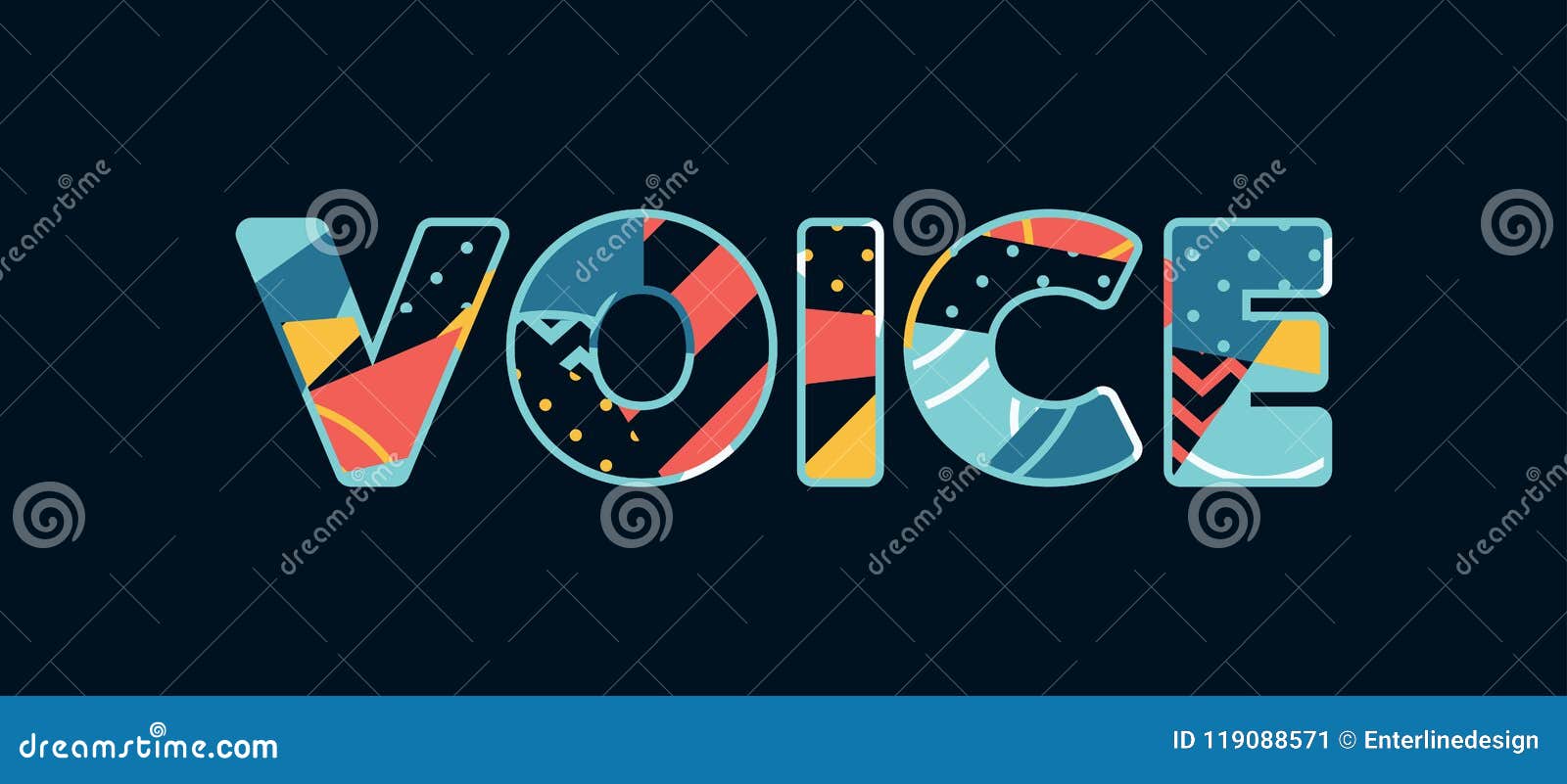 voice concept word art 