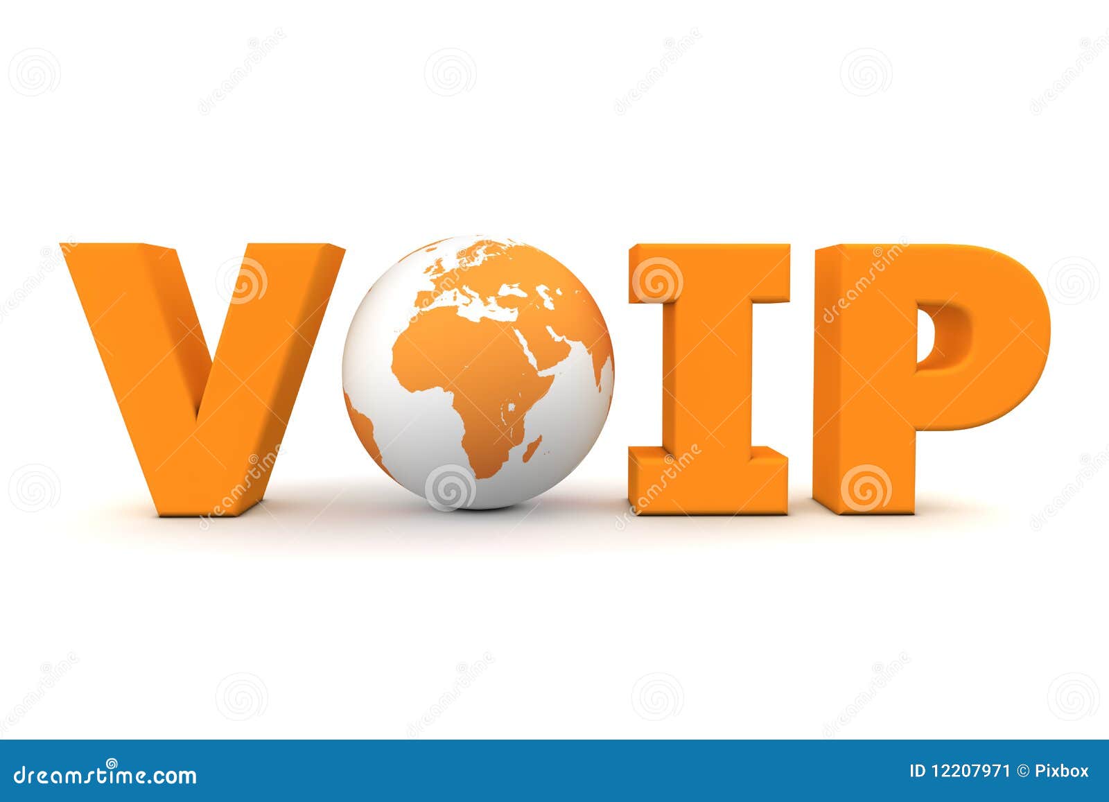 VoIP World Orange stock illustration. Illustration of orange 12207971