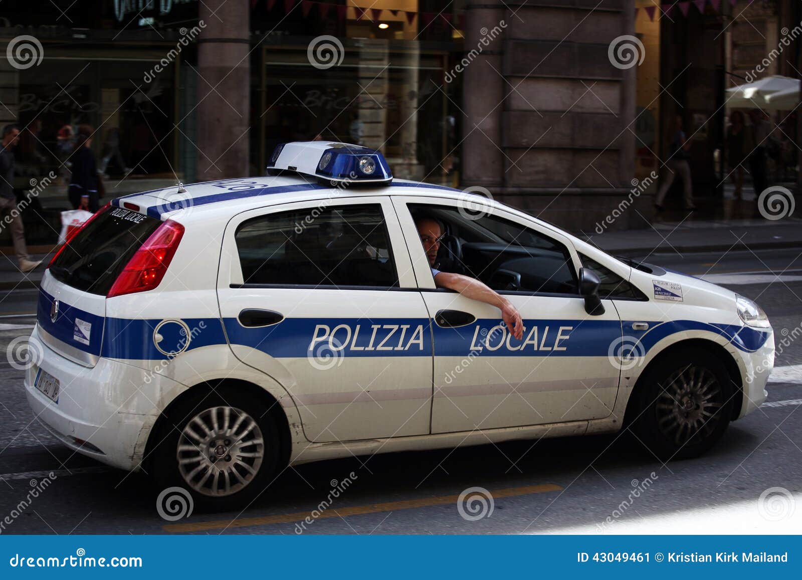 Voiture De Police, Italie Photo éditorial - Image: 43049461