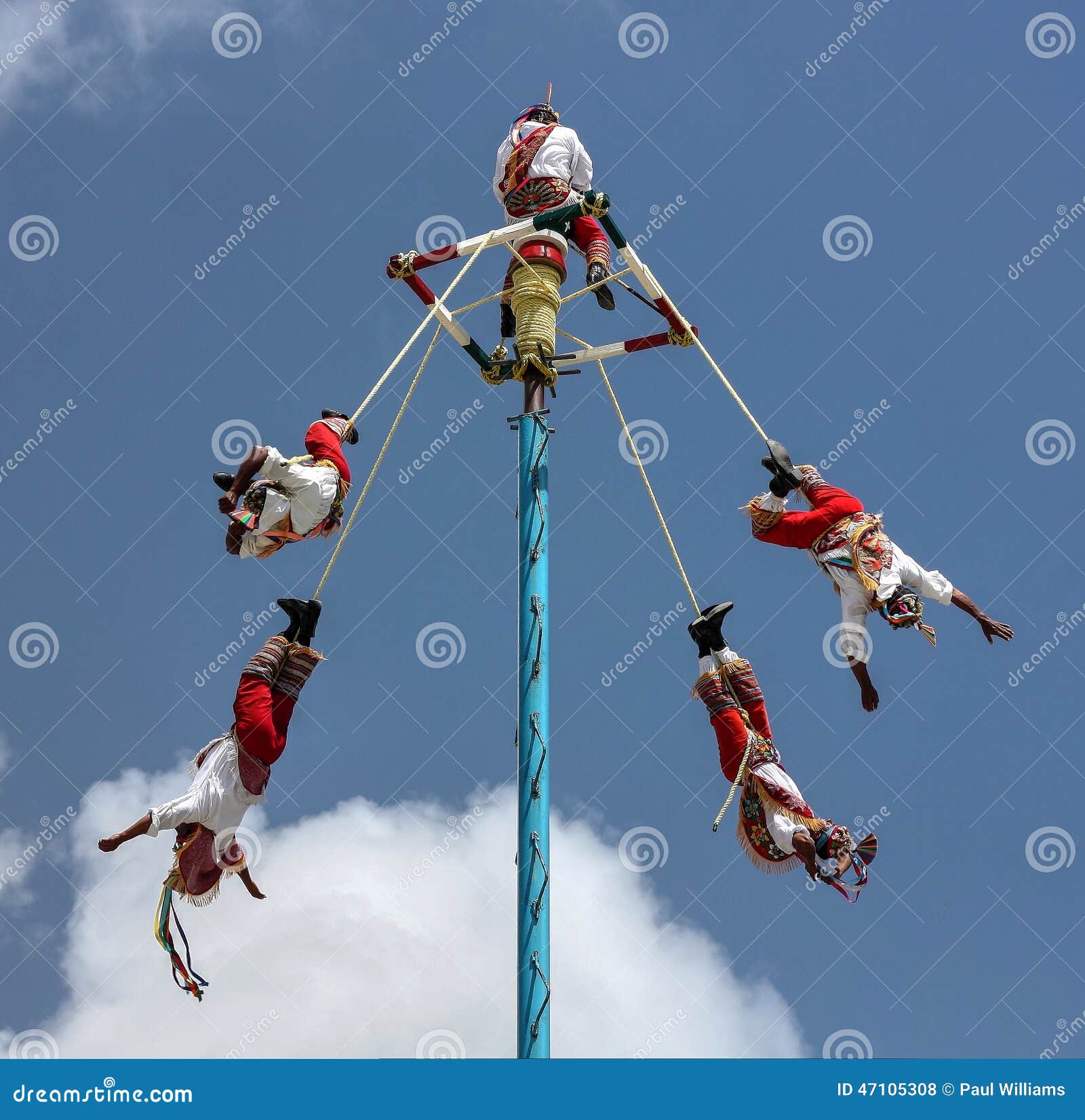 Voladores de Papantla editorial stock photo. Image of melodies - 47105308