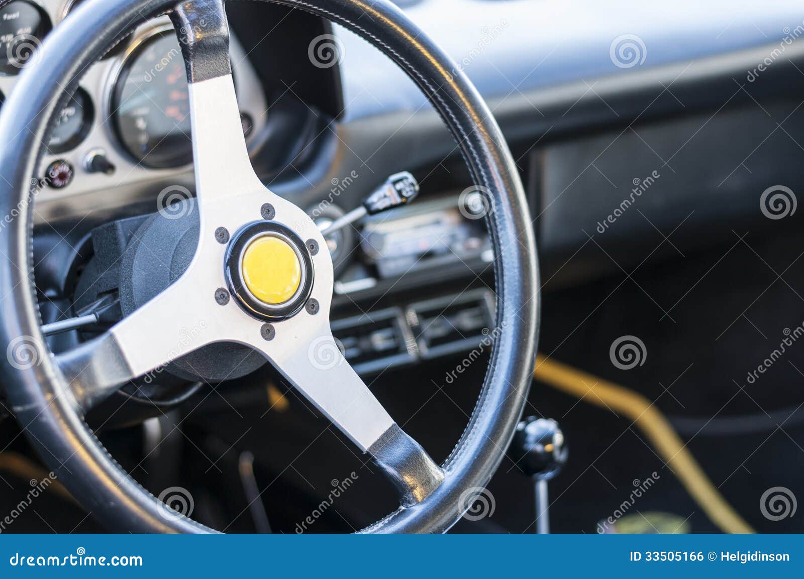 Jeffergarden Pièce De Volant De Voiture De Course De 14 Pouces, Volant