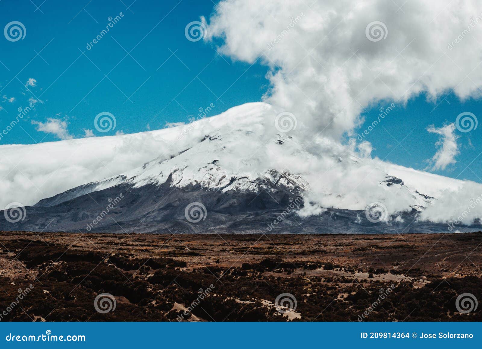 chimborazo volcano in ecuador, the closest point to the sun on earth