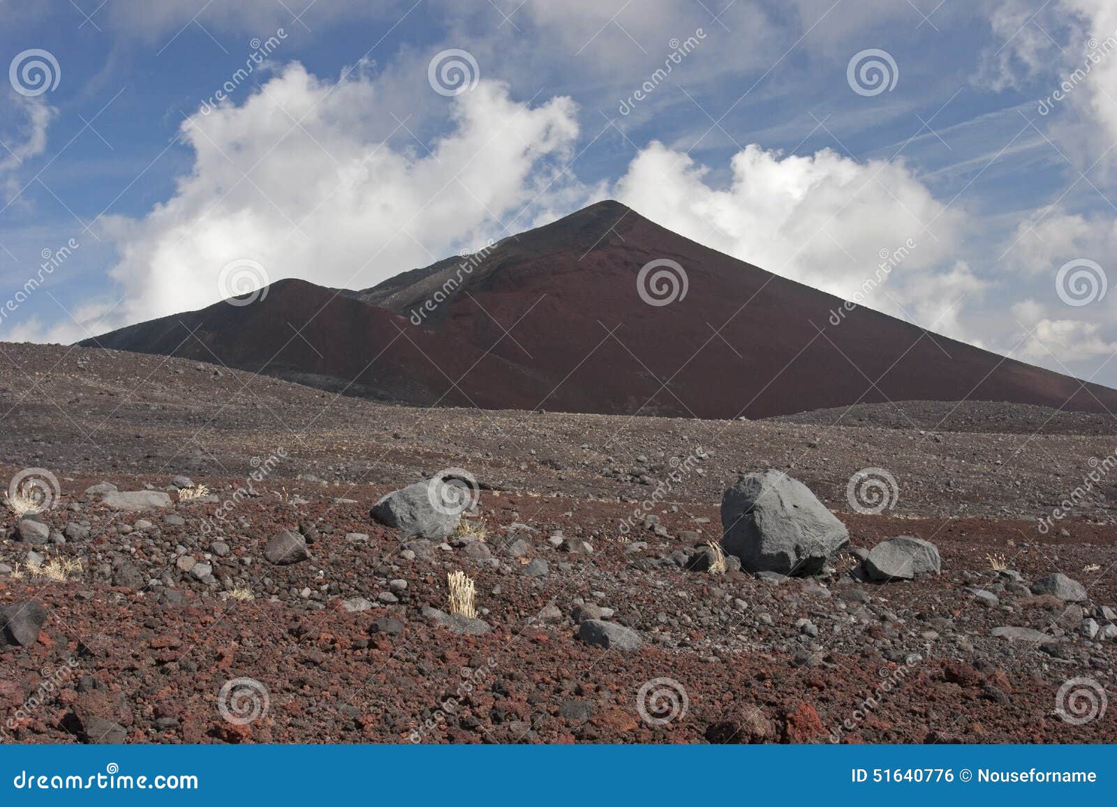 volcan llaima in conguillo nacional park, chile