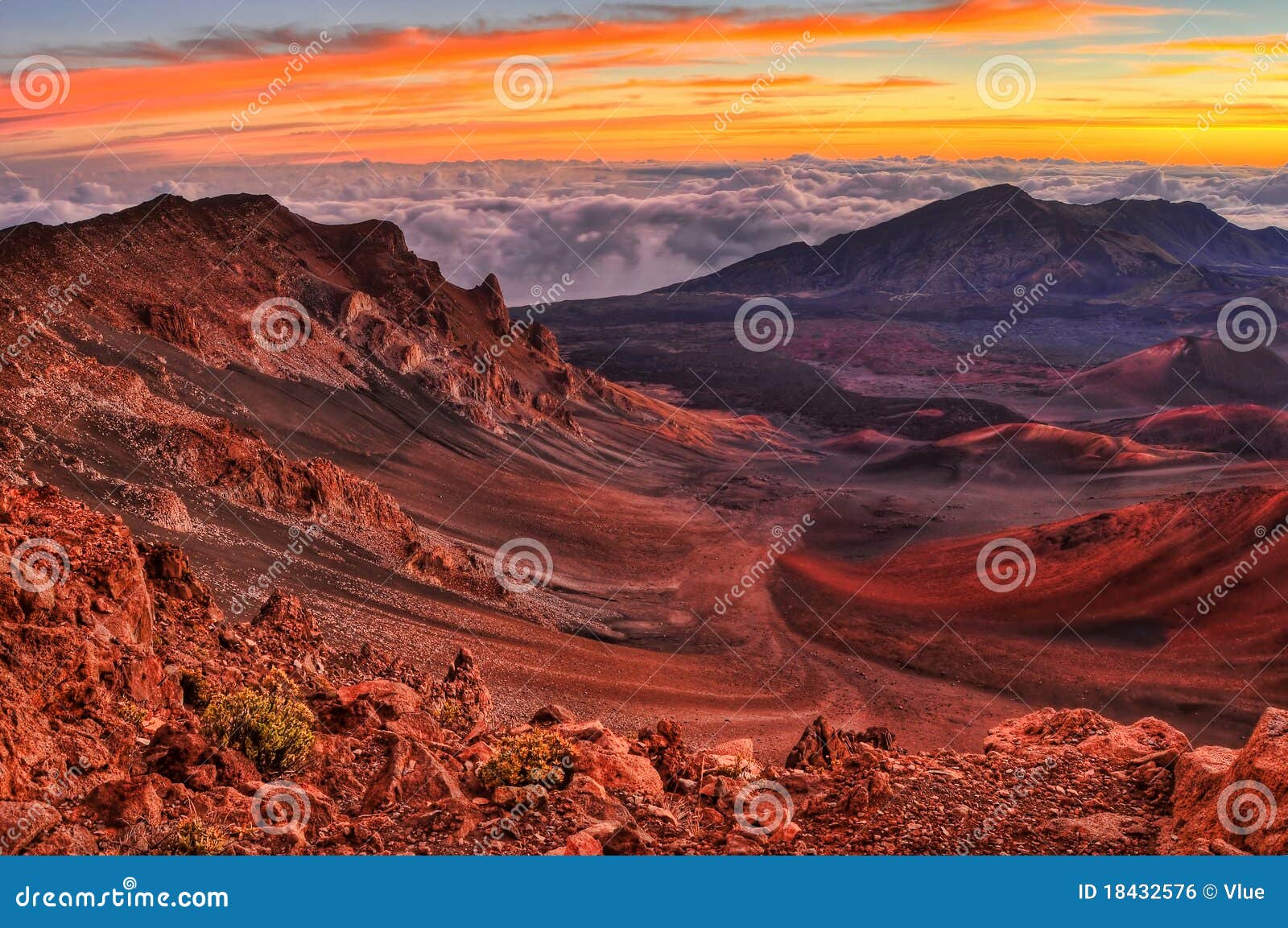 volcanic crater