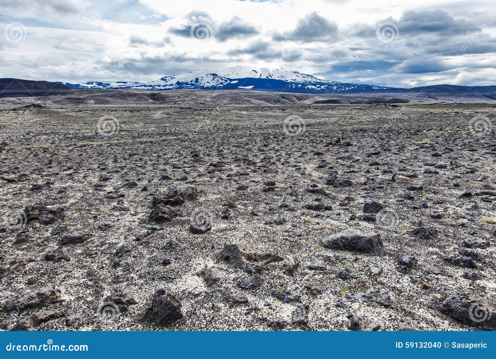 Volcanic Landscape Stone and Ash Wasteland Stock Photo Image of