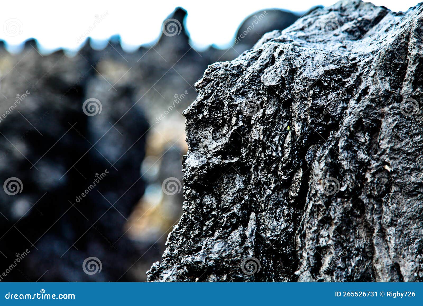 Volcanic Rock in Maui stock image. Image of hawaii, black 265526731