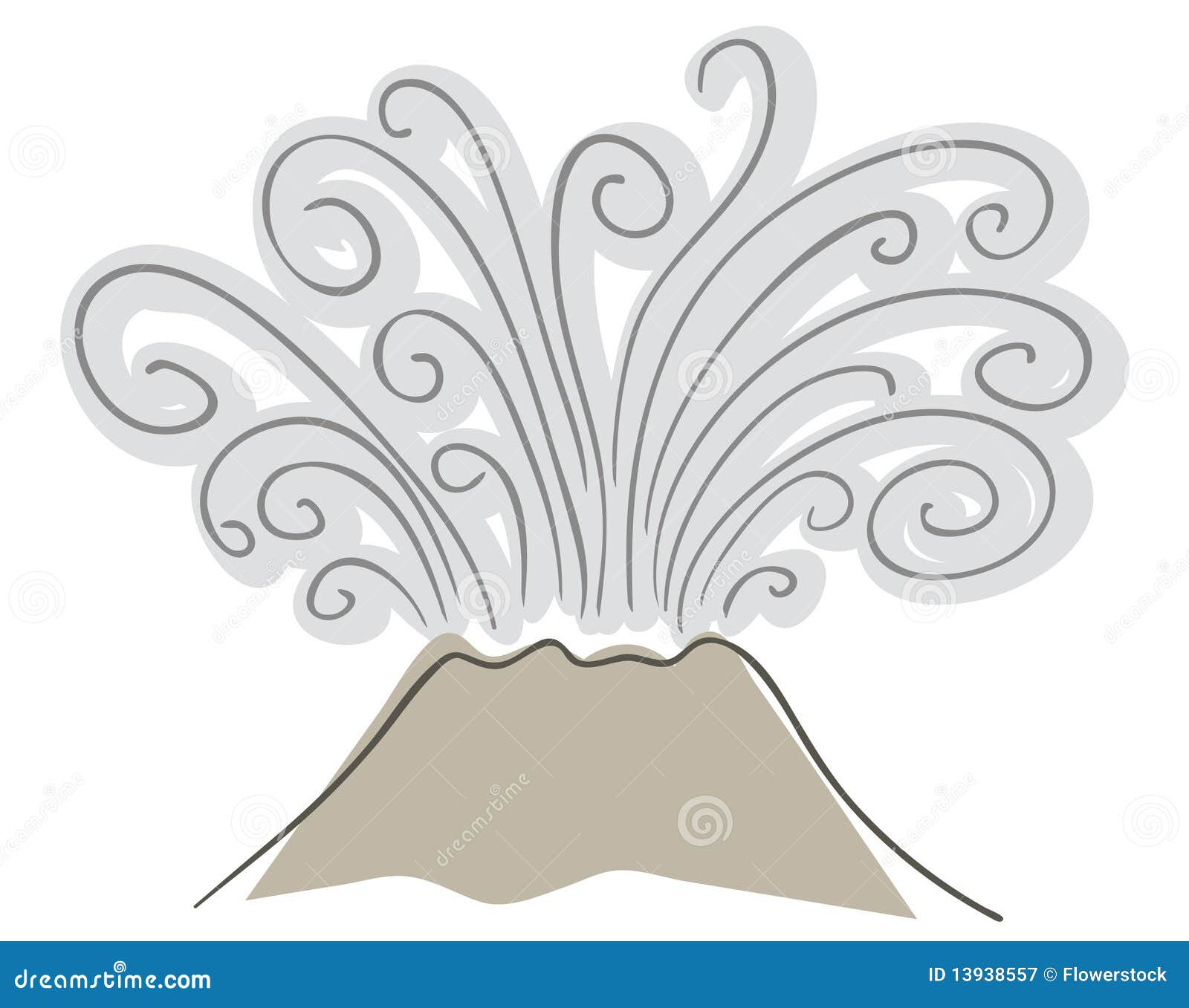 free clipart volcano erupting - photo #29