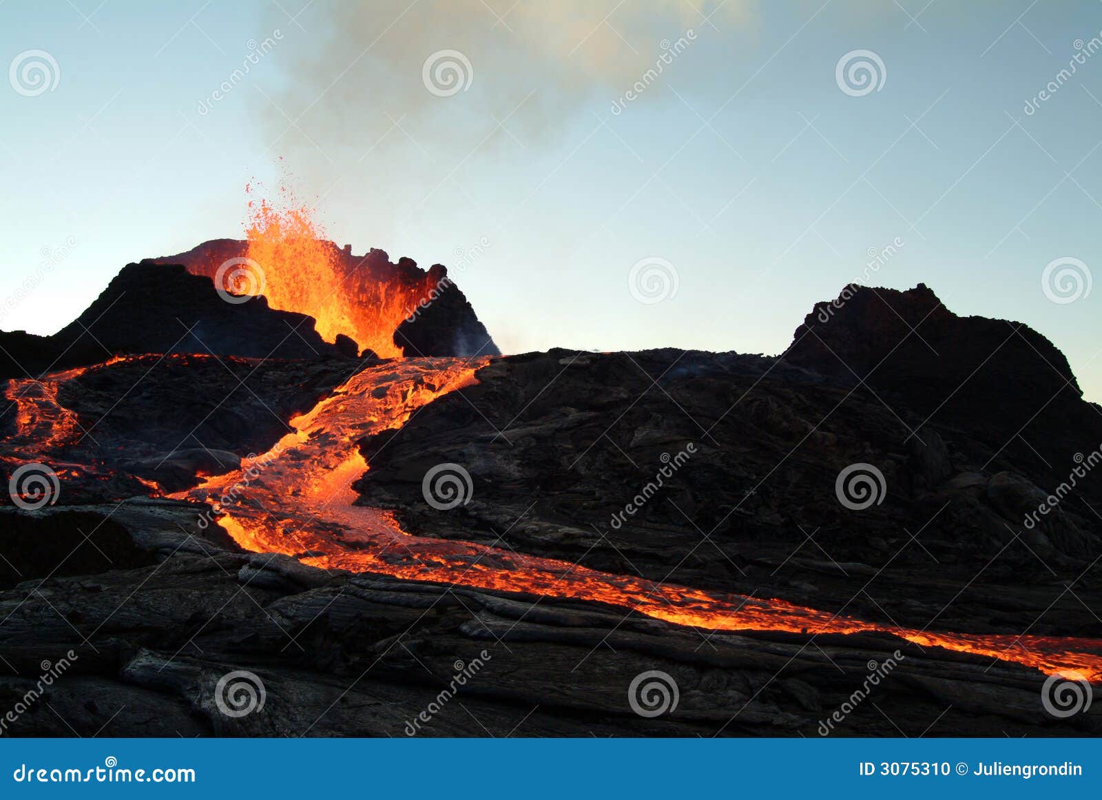 volcano eruption