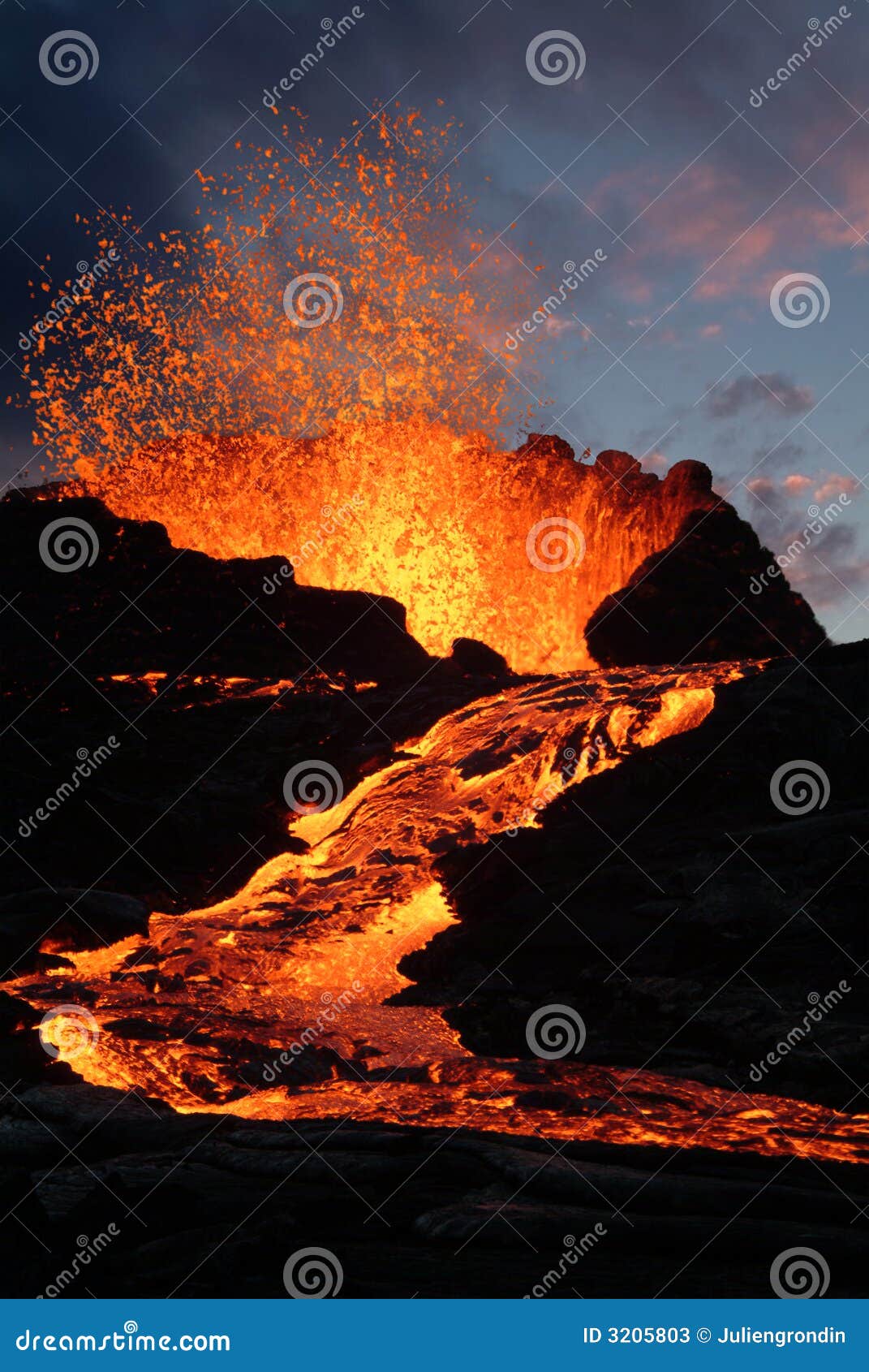 volcano eruption