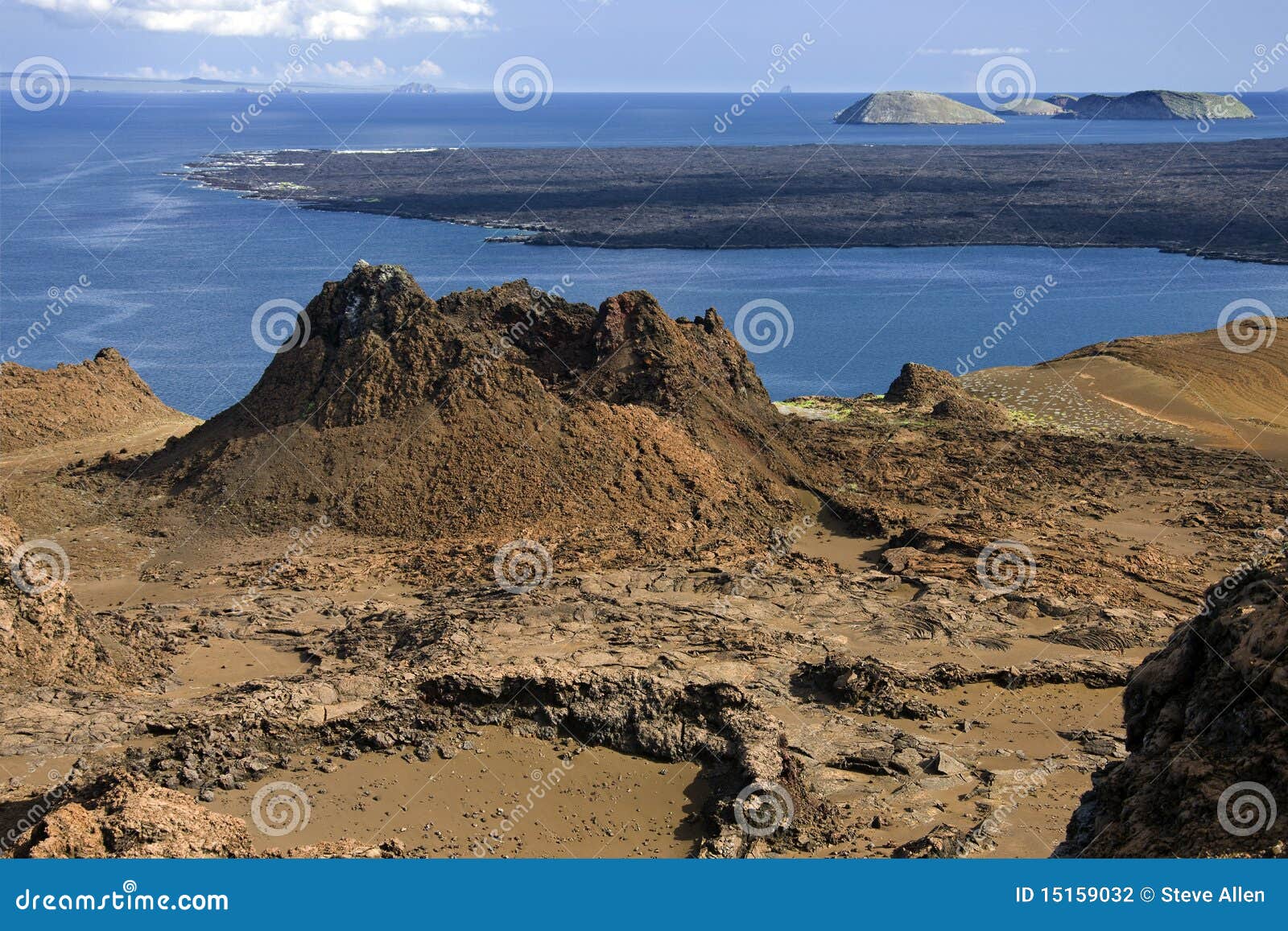 Volcano Galapagos Islands Stock Photo Image of lava, cinder 15159032