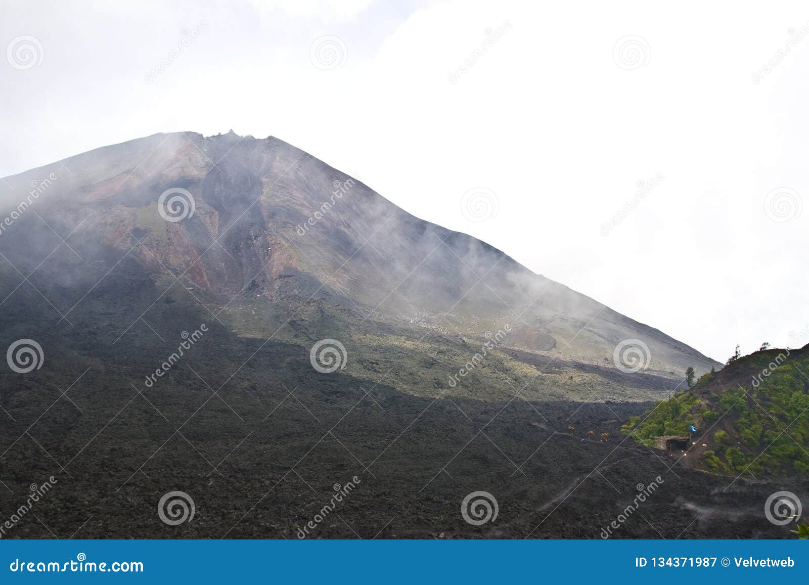 volcano pacaya national park, guatemala