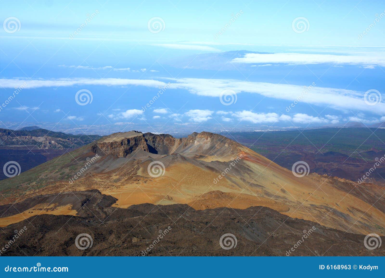 volcano teide on tenerife island