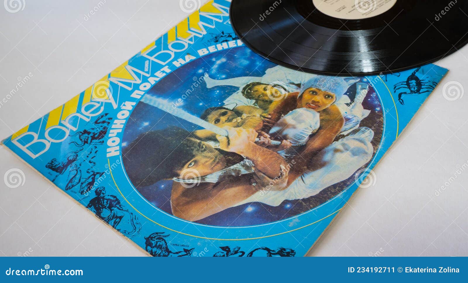 Volgograd, Russia: October 28, 2021: Western Disco Band, Boney M Music Album on Vinyl Record. Title: Cover Editorial Photo - Image of memories, collection: 234192711