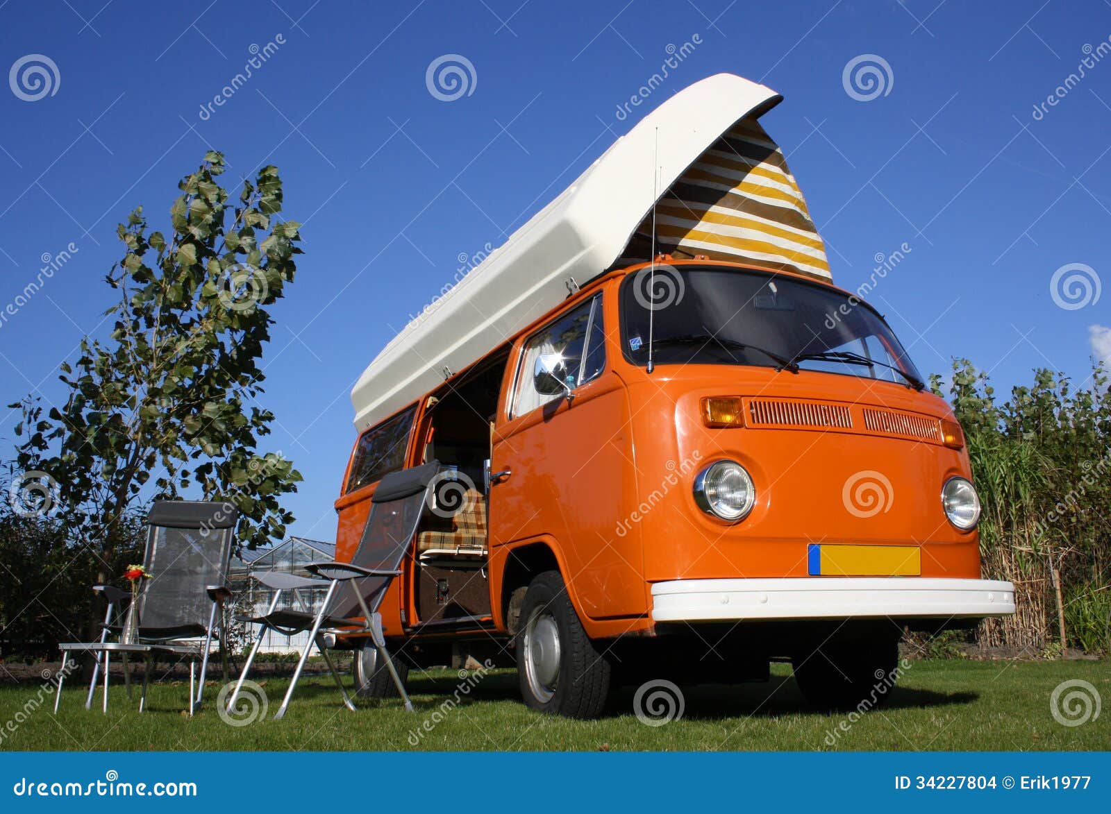 old volkswagen camper van