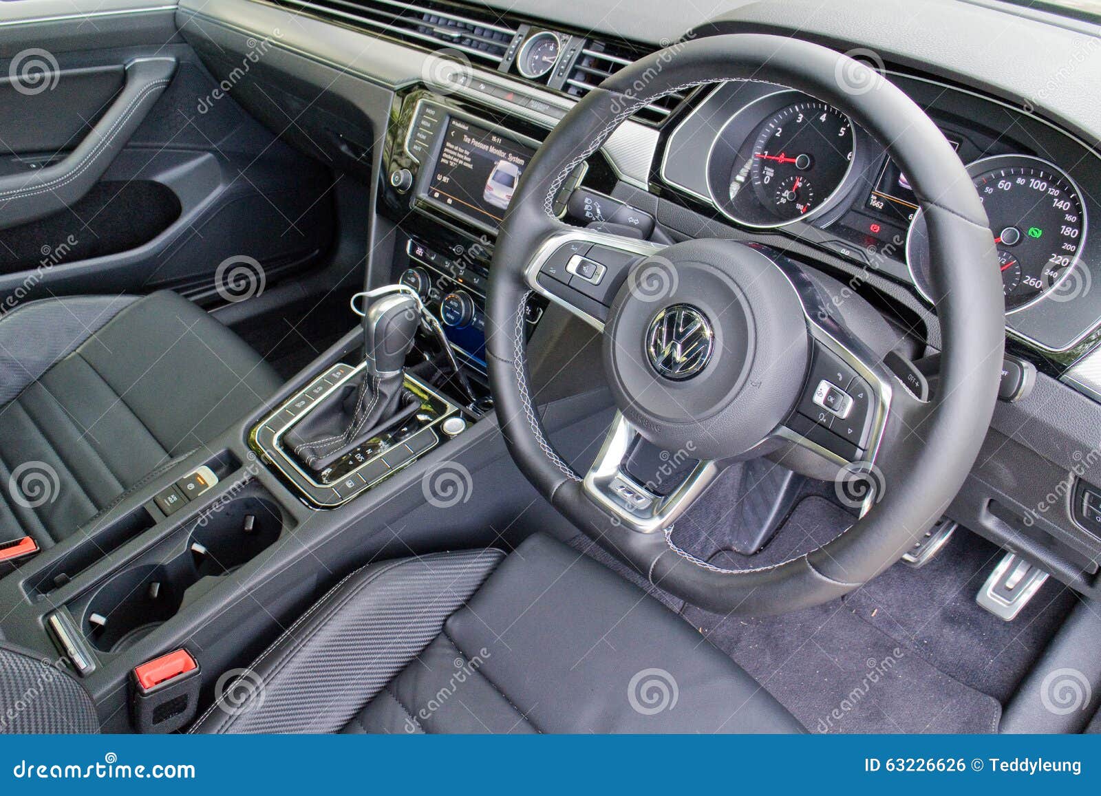 Volkswagen Passat R Line 2015 Interior Editorial Photo