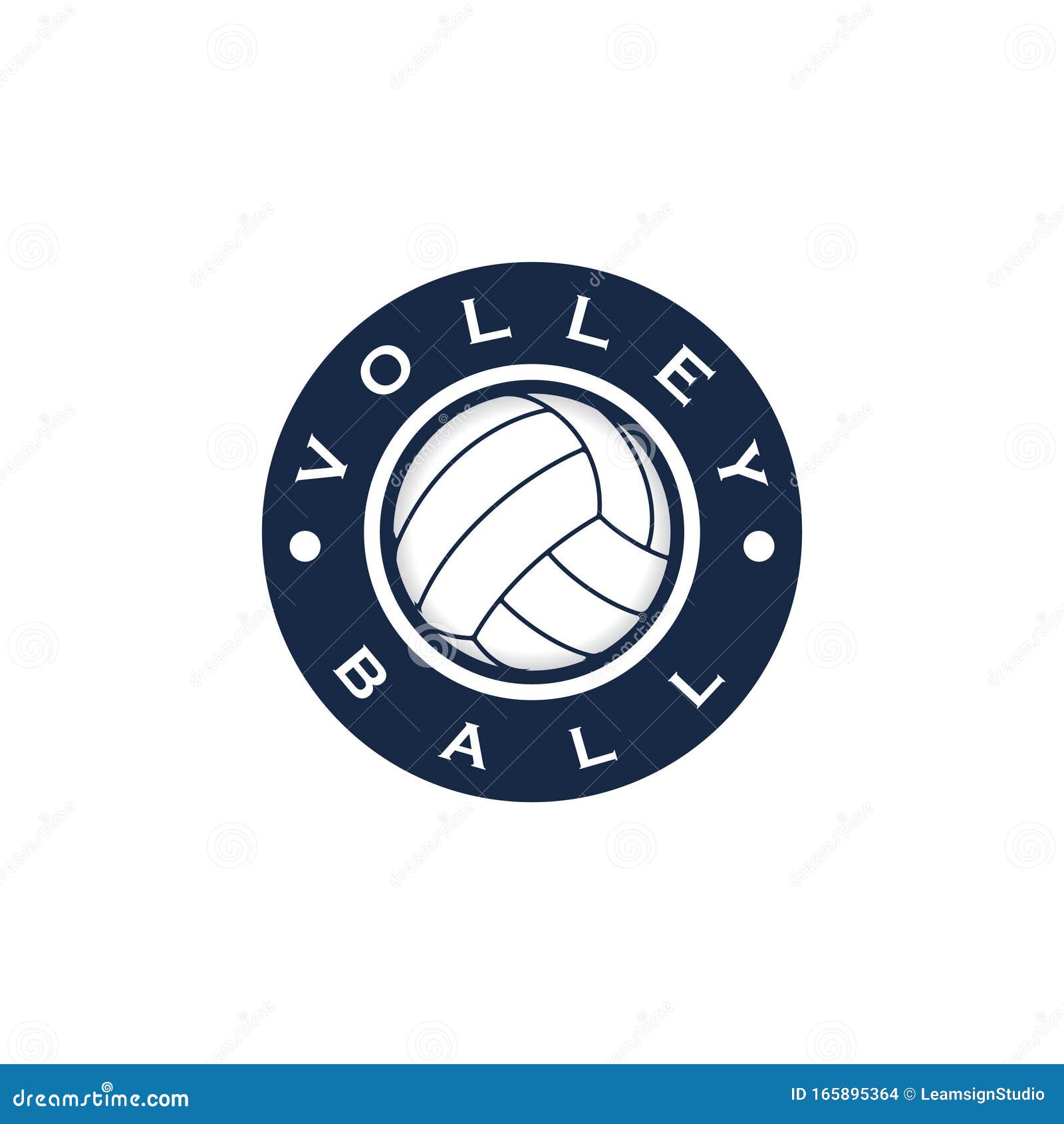 Volley ball vector stock vector. Illustration of icon - 165895364