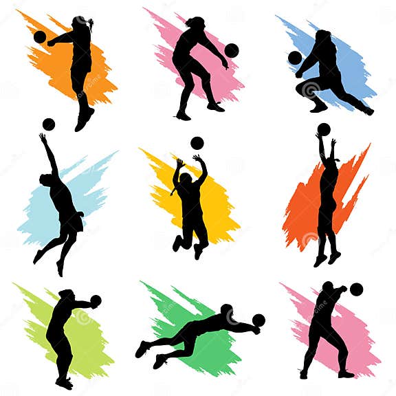 Volleyball stock vector. Illustration of glossy, ball - 14221936