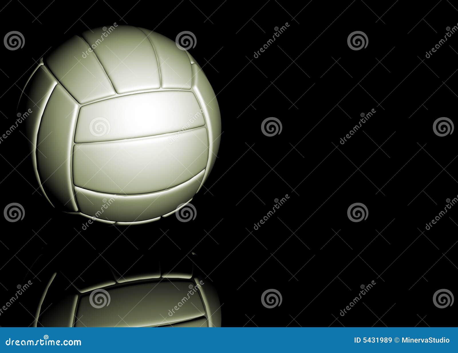 Volleyball stock illustration. Illustration of reflexion - 5431989