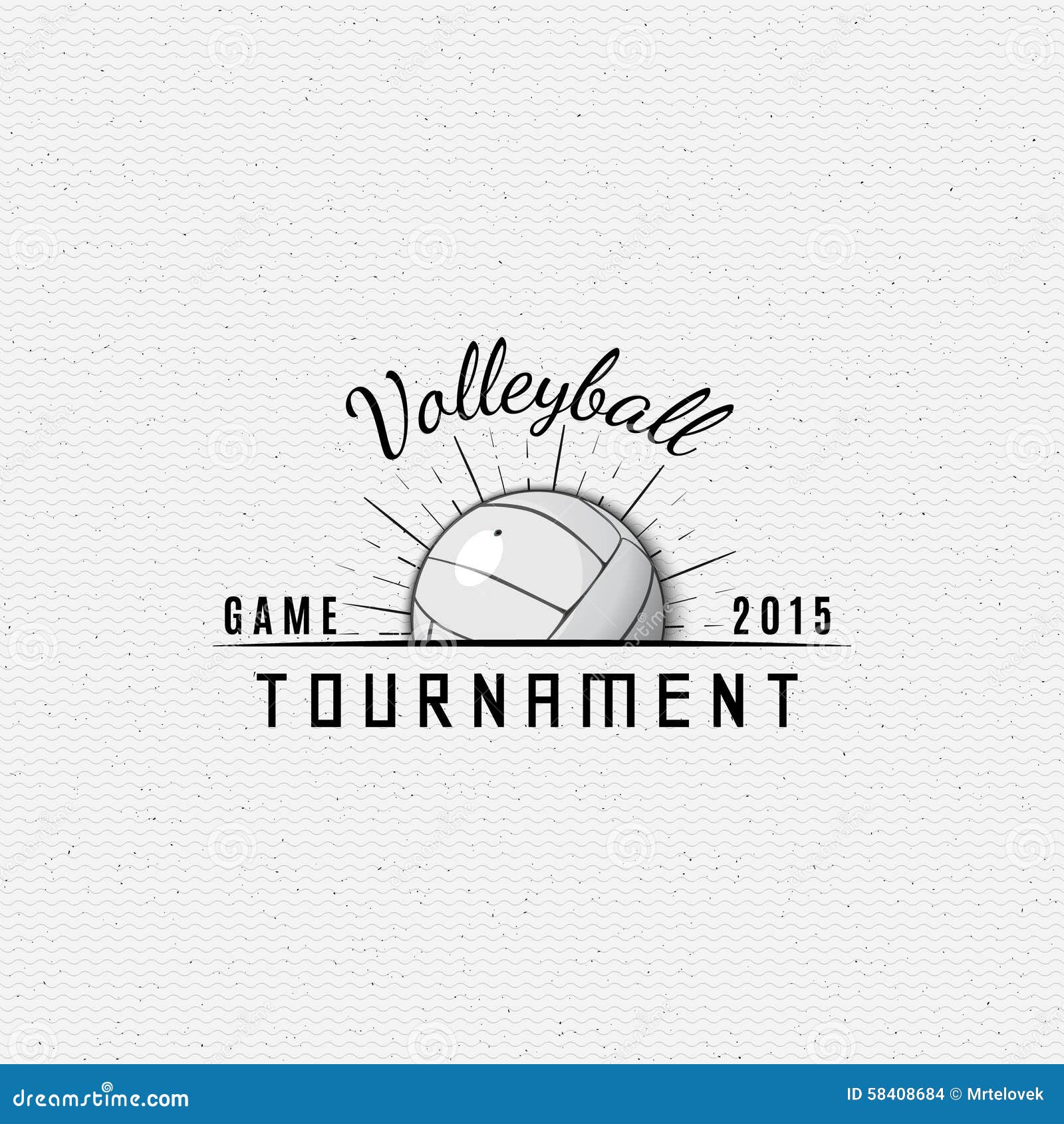 Volleyball Badges Logos and Labels for Any Use Stock Vector ...