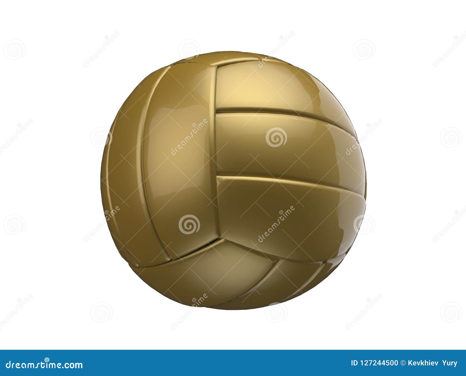 Volleyball Ball 3D Rendering Stock Illustration - Illustration of ball ...