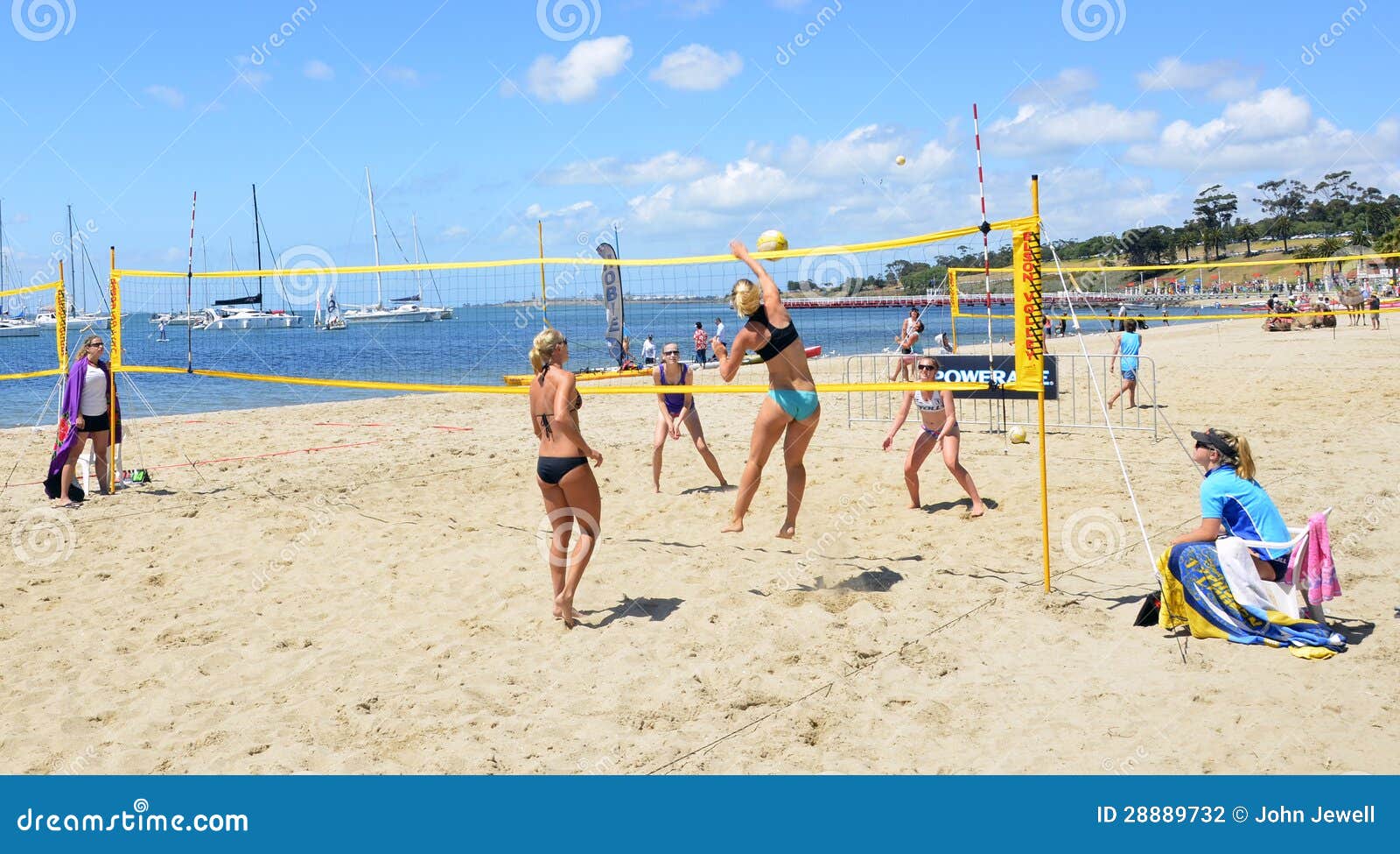 Volleyball on the beach. editorial photography. Image of binky 28889732