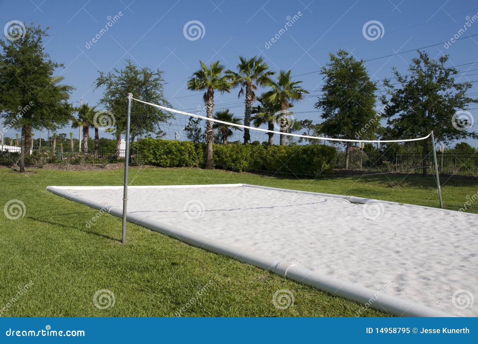 Volleyball Court stock image. Image of sport, area, green 14958795